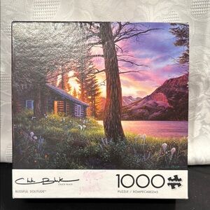 Chuck Black Blissful Solitude Buffalo 1000 Piece Puzzle SALE🔴3/$25!